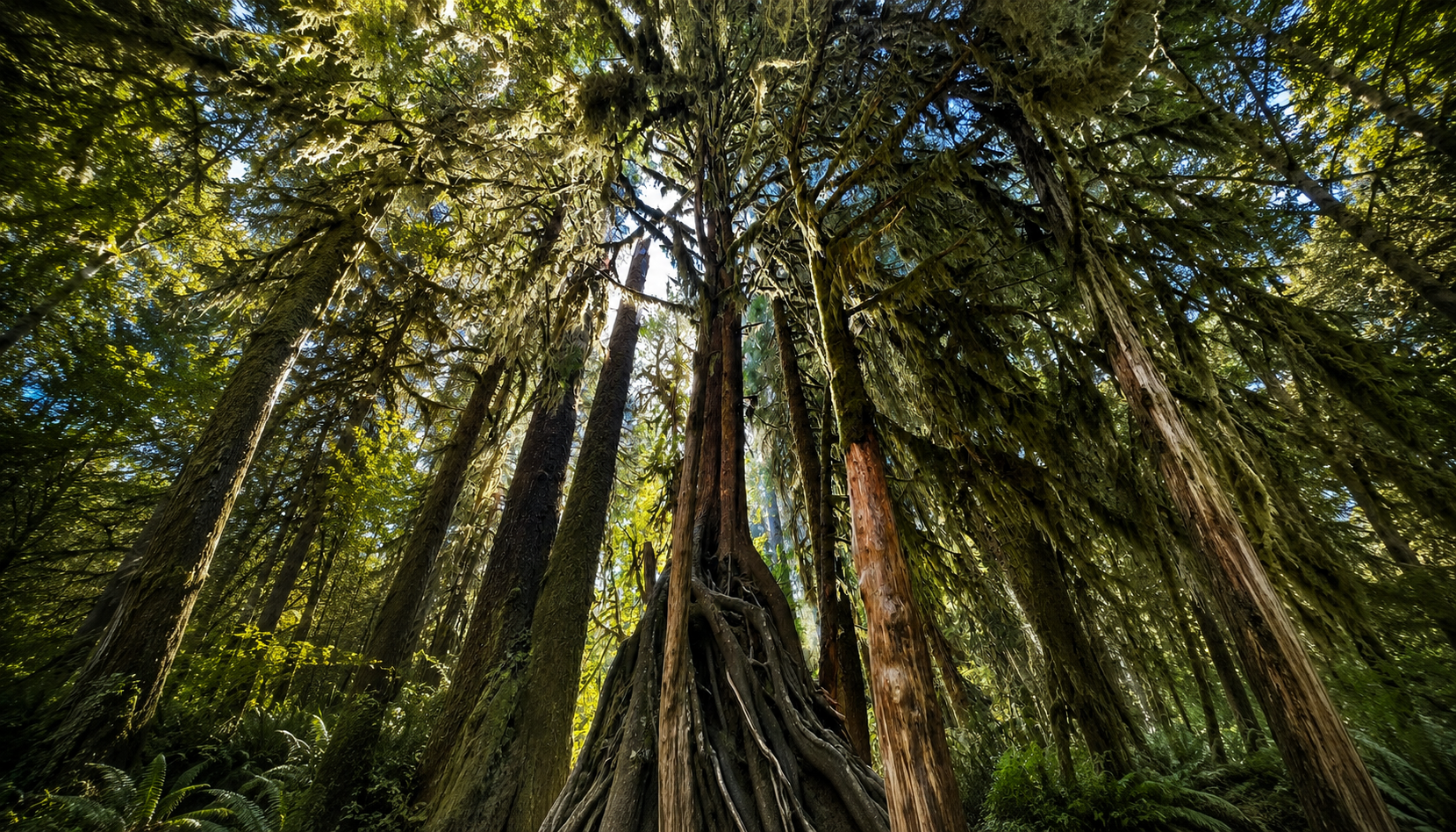 Hoh Rainforest in Olympic National Park, 2 hours from Menizei