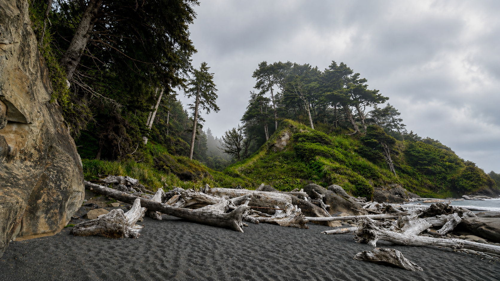Ruby Beach in Olympic National Park, 90 min from Menizei